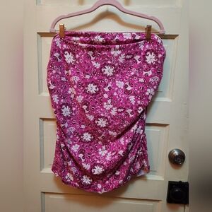 Floral Pink Tube Top